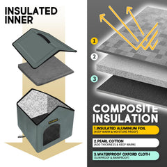 Rest-Eazzzy Velcro roof connection helps keep the shelter stable and easy to assemble