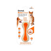 ReThink Pet dental bone chew small bacon-orange toy for engaging dental-chewing play.