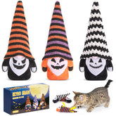 Retro Shaw catnip toy gnome crinkle play 1 helps excite cats with motion-activated fun