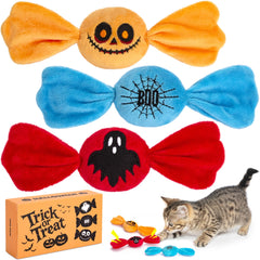 Retro Shaw Christmas Cat Toys packaging featuring festive design for gifting and easy display.