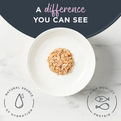 Reveal tuna-shrimp-broth-can label showcases natural ingredients and grain-free formula