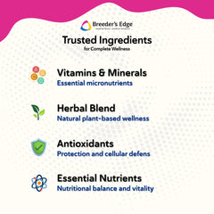 Revival Animal Health Breeder Edge Oxy Momma soft chews with herbal ingredients for natural support.