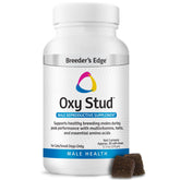 Revival Animal Health Breeder's Edge Oxy Stud soft-chews packaging showing nutritional support for breeding males