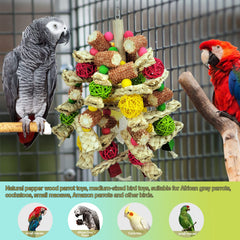 RF-X Cokliomc parrot toys easy-install movable-hooks for quick cage attachment