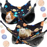 Rgbpro dark planet hammock straps provide secure, adjustable hanging for small pets.