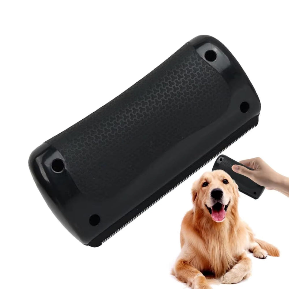 Rhykin deshedding brush at work removing loose pet hair