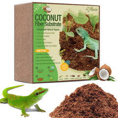 Riare 10lb coconut fiber brick expands into soft, moisture-retentive bedding.