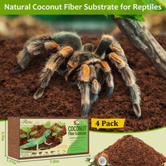 Riare coconut fiber bricks expanded substrate ready for burrowing reptiles and amphibians