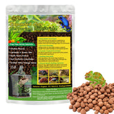 Riare leca expanded clay balls package ready for drainage and moisture control in terrariums.