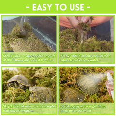 Riare musgo Sphagnum natural favorece anidación y hibernación segura.