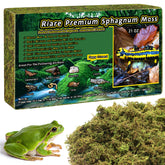 Riare musgo Sphagnum natural en envase, ideal para terrarios y humedad.