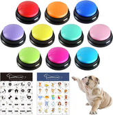 RIBOSY dog buttons 10-pack shown for simple training and daily communication.