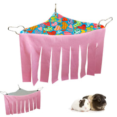 RIOUSSI guinea pig hideout corner square setup promotes cozy nesting and playful peeking.