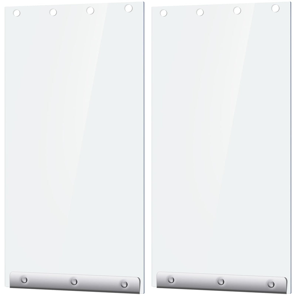 Ripeng dog door flap 7.3 x 13.2 inches with clear PVC for safer in-and-out visibility.