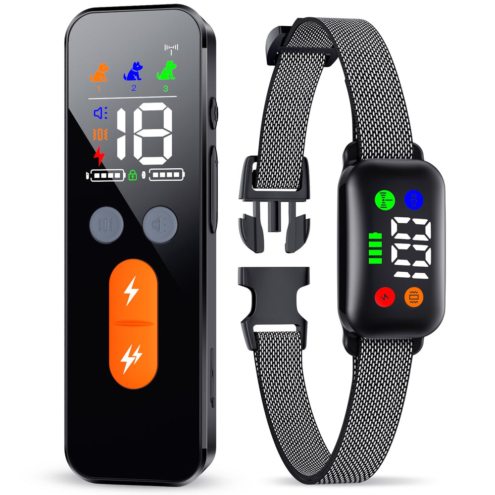 Riroga dog training collar remote control during training sessions for clear commands