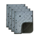 RIOUSSI washable puppy pad shows absorbent top sheet capturing spills during potty training