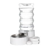 RIZZARI gravity water dispenser front view for stable hydration in large dogs