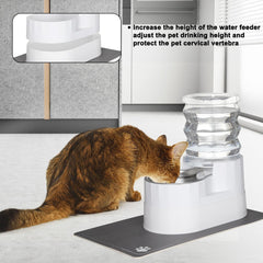 RIZZARI stainless steel bowl close-up showing durable, hygienic water contact.