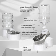 RIZZARI triple-filter system close-up for clean drinking water