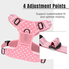 Rnivvi No Pull Harness soft padded vest for comfort and skin protection