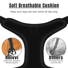 Rnivvi padded vest inner detail focused on comfort and breathability.