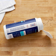 Rocco & Roxie Litter Box Odor Eliminator in a fresh litter setup delivering noticeable freshness.