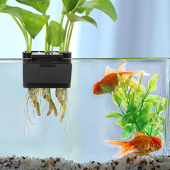 Roetelo aquarium plant holder clamp system keeps plants securely positioned
