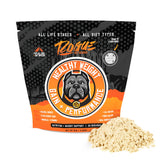 Rogue Pet Science Healthy Weight bottle front showing high-calorie topper for weight gain support