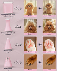 Roiffcly two-speed paw trimmer for precise, gentle trimming