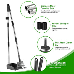 ROIUBPO ergonomic long-handle design reduces bending during cleanup.