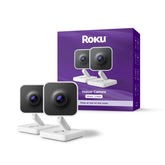 Roku Indoor Camera 2-pack front door view for secure entry monitoring
