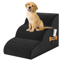 ROMROL dog stairs foam closeup showing 33D foam support for pets