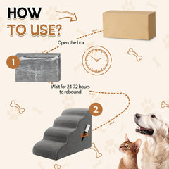 ROMROL includes a pet hair remover roller to keep steps clean.