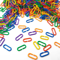 RONYOUNG cage décor and toy setup with links enables easy rearrangement.