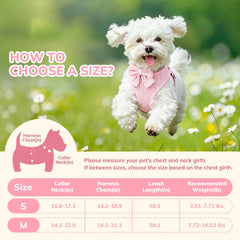 RoseYouth removable bowtie detail on soft harness for easy style changes.