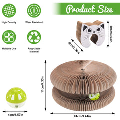 RoseYouth Cat Ball Jingle demonstrates a secure jingle ball for chasing play