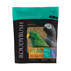 Roudybush Daily Maintenance small bag front view highlights balanced nutrition for small birds
