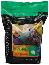 RoudyBush Daily Maintenance Nibbles in a 10lb bag for year-round bird nutrition.