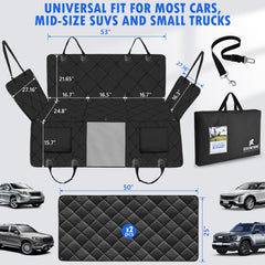 ROUWINNE mesh window keeps dogs comfortable and connected during rides.