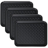 Rozer boot tray entryway 4-pcs set keeps floors dry and tidy