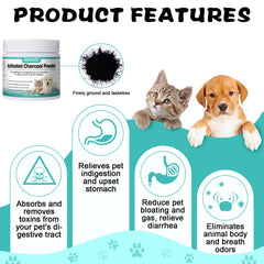 ROZJOVU Activated Charcoal dosing syringe for precise pet dosing.