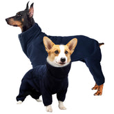 rozkitch dog winter coat front view shows warm protection for cold walks.