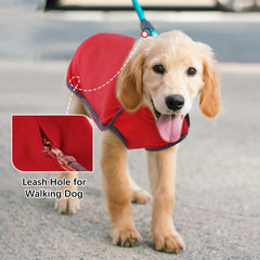 ROZKITCH material close-up shows soft, durable polyester keeping dogs cozy and warm