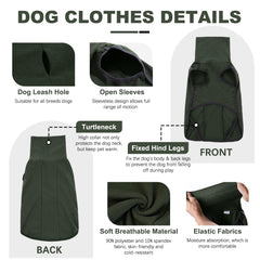 ROZKITCH dog winter coat elastic strap detail enables secure fit during outdoor activity