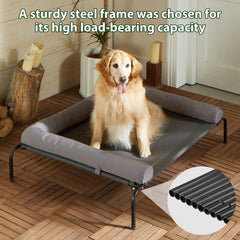 RRPETHOME teslin-mesh-dog-bed-material shot shows breathable, quick-drying fabric.