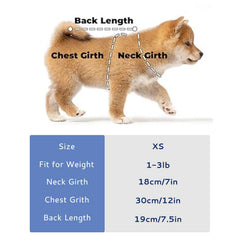 Rthjsfj fleece vest dog sweater blue side view highlighting easy-on design for tiny dogs