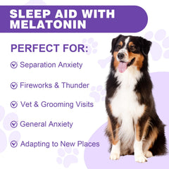 RUAKPL dog sleep aid liquid with bacon flavor eases bedtime jitters