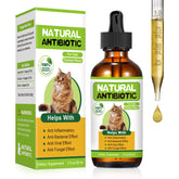 RUAKPL natural antibiotics for cats bottle—easy-to-dose daily feline care.