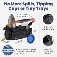 Rubyloo collapsible dog bowl rests neatly for quick hydration on adventures