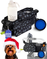 Rubyloo dog stroller caddy organizer keeps walks organized and accessible essentials.